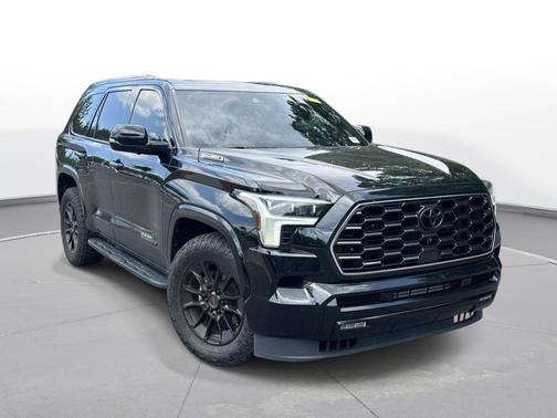 Midnight Black Metallic 2024 Toyota Sequoia Platinum