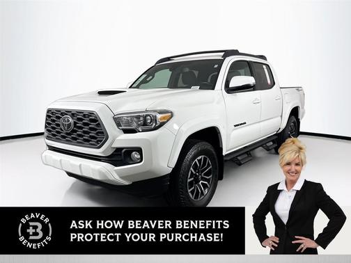 White 2022 Toyota Tacoma TRD Sport