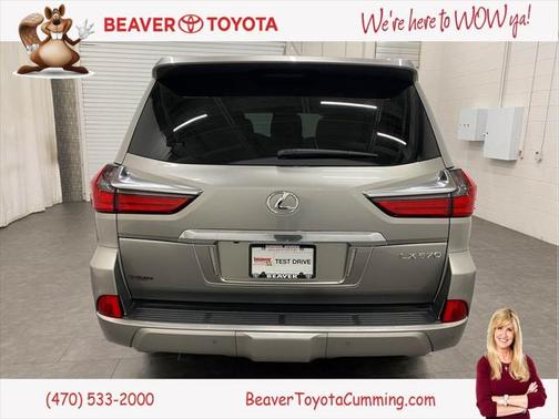 Atomic Silver 2020 Lexus LX 570 Base