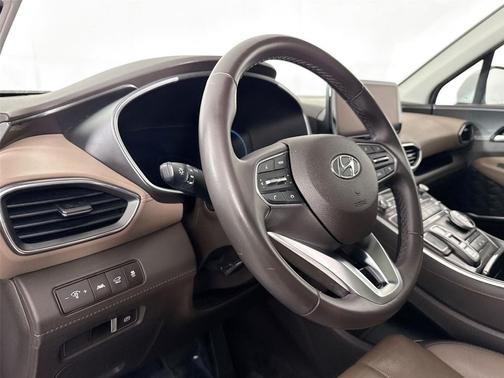 Quartz White 2022 Hyundai SANTA FE HEV SEL Premium