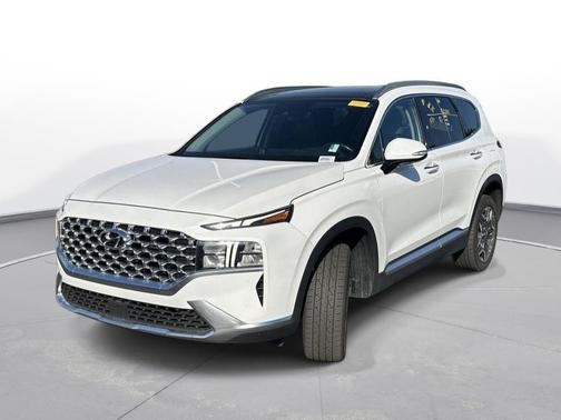 Quartz White 2022 Hyundai SANTA FE HEV SEL Premium