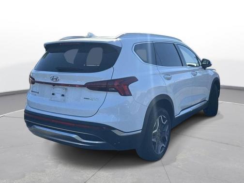 Quartz White 2022 Hyundai SANTA FE HEV SEL Premium
