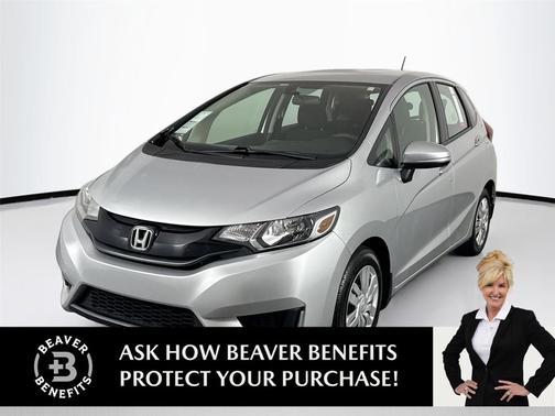 Alabaster Silver Metallic 2015 Honda Fit LX