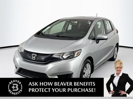 Alabaster Silver Metallic 2015 Honda Fit LX