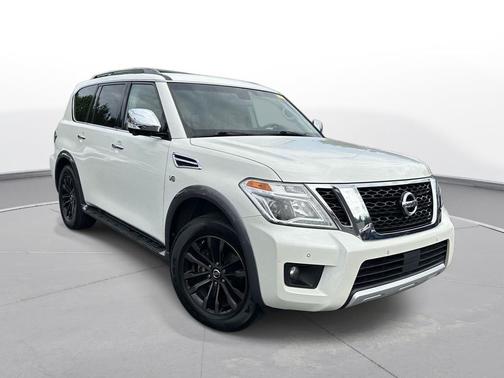 Pearl White 2017 Nissan Armada Platinum