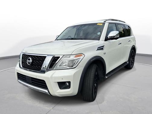 Pearl White 2017 Nissan Armada Platinum