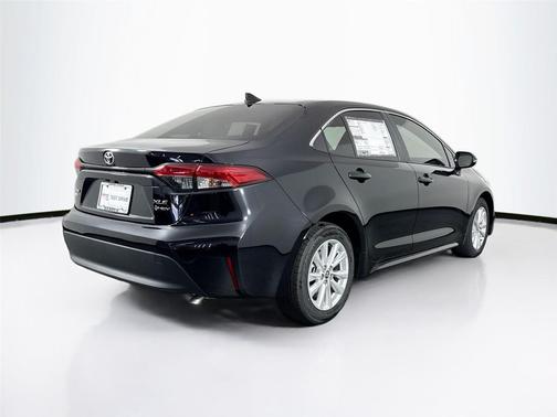 Midnight Black Metallic 2026 Toyota Corolla Hybrid XLE