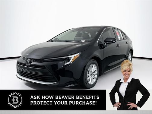 Midnight Black Metallic 2026 Toyota Corolla Hybrid XLE