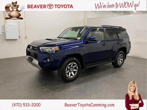 Nautical Blue Metallic 2021 Toyota 4Runner TRD Off Road Premium