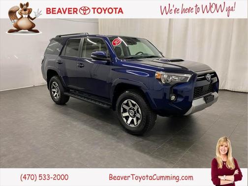 Nautical Blue Metallic 2021 Toyota 4Runner TRD Off Road Premium