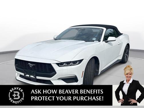 Oxford White 2025 Ford Mustang EcoBoost Premium