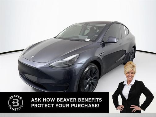 Stealth Grey 2025 Tesla Model Y Long Range Dual Motor All-Wheel Drive