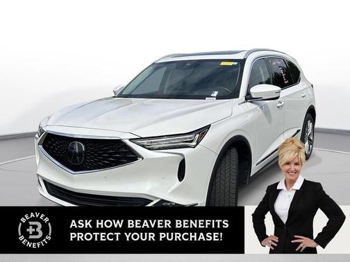Platinum White Pearl 2023 Acura MDX Advance Package