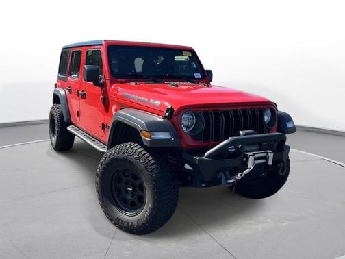 Firecracker Red Clearcoat 2024 Jeep Wrangler Sport