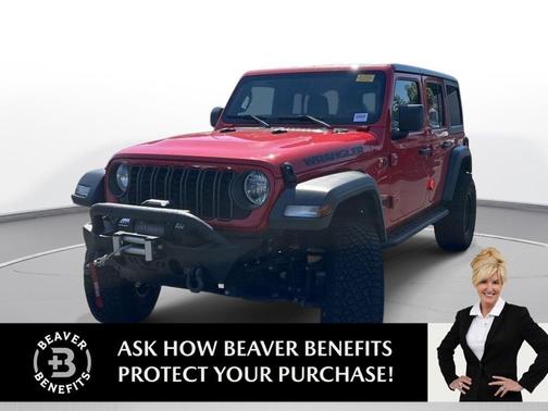 Firecracker Red Clearcoat 2024 Jeep Wrangler Sport