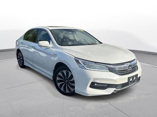 White Orchid Pearl 2017 Honda Accord Hybrid Touring
