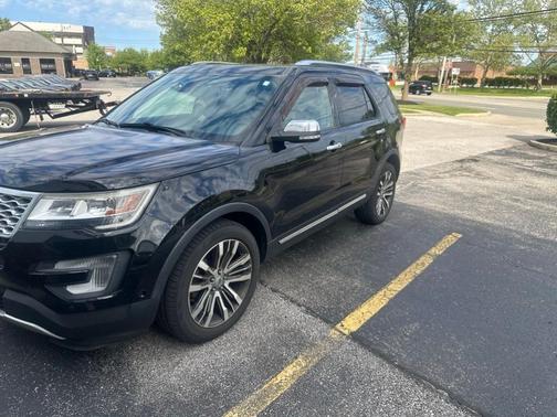 Shadow Black 2017 Ford Explorer Platinum