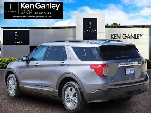 Gray 2022 Ford Explorer XLT