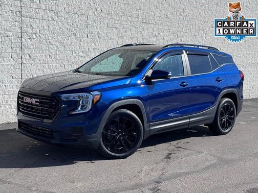 Blue 2022 GMC Terrain SLE