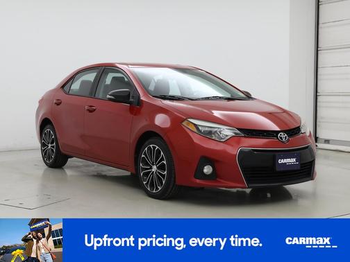 Red 2016 Toyota Corolla S Plus