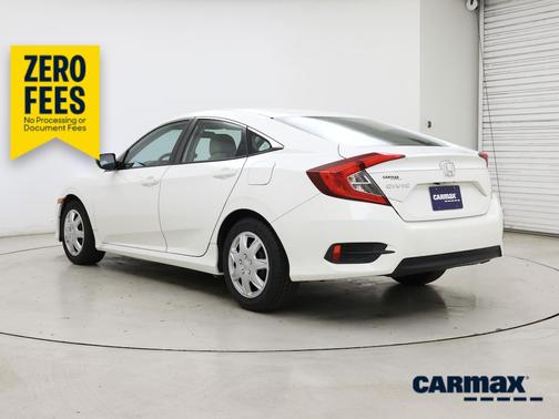White 2016 Honda Civic LX
