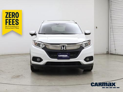 White 2021 Honda HR-V EX