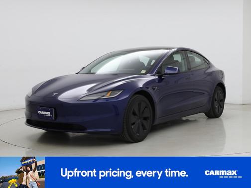 Blue 2025 Tesla Model 3 Long Range