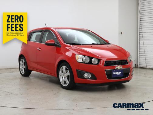 Red 2016 Chevrolet Sonic LTZ