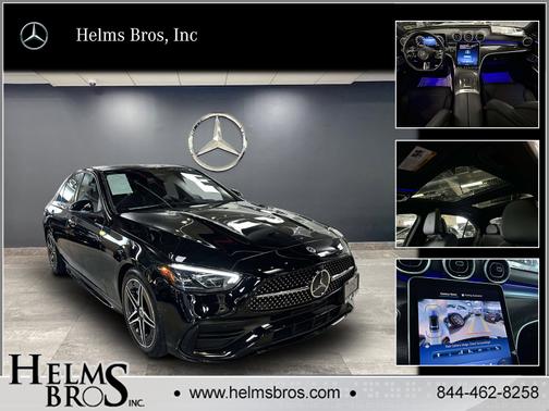 Black 2024 Mercedes-Benz C-Class C 300 4MATIC Sedan
