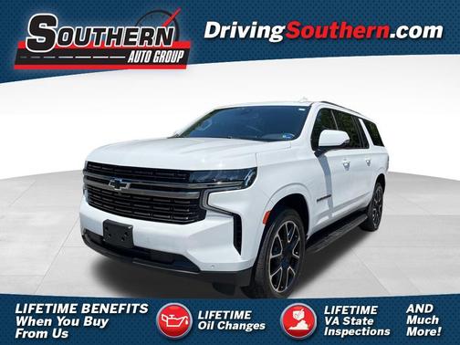 Summit White 2022 Chevrolet Suburban RST