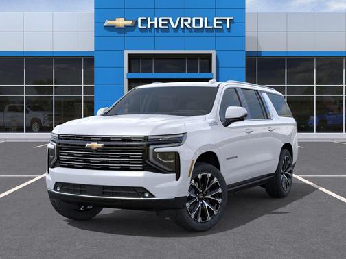 Polar White Tricoat 2026 Chevrolet Suburban High Country, RWD