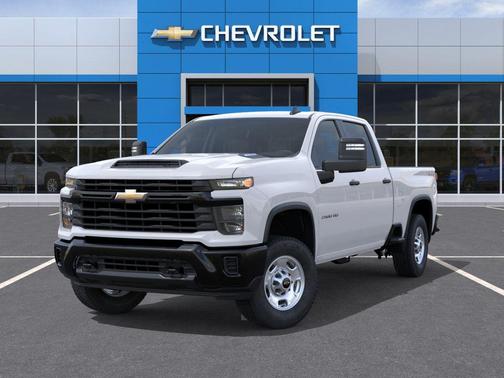 Summit White 2026 Chevrolet Silverado 2500 Crew Cab, Standard Bed, WT, 4WD