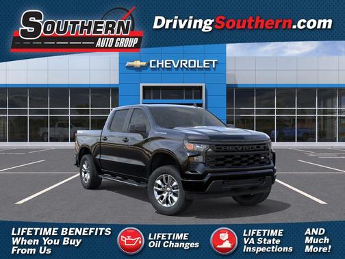 Black 2026 Chevrolet Silverado 1500 Custom