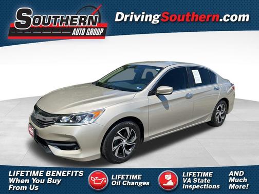 Gold 2017 Honda Accord LX