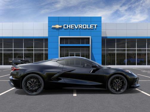 Black 2026 Chevrolet Corvette Stingray w/1LT