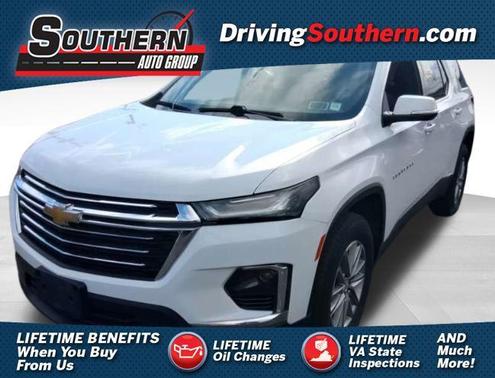 Summit White 2023 Chevrolet Traverse LT Cloth