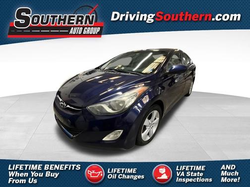 Indigo Blue Pearl 2012 Hyundai ELANTRA GLS