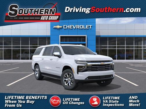 Polar White Tricoat 2026 Chevrolet Suburban Premier