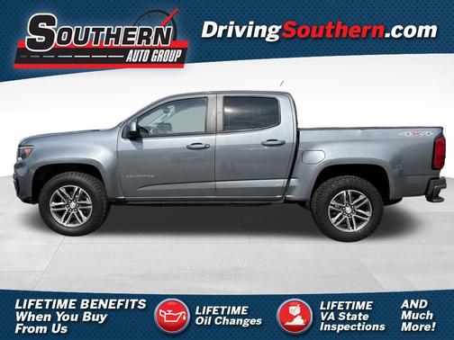 Satin Steel Metallic 2022 Chevrolet Colorado LT