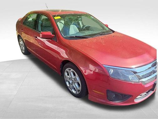 Red 2010 Ford Fusion SE