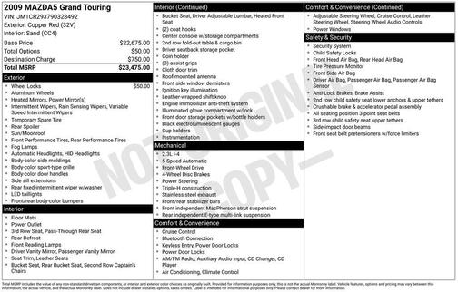 2009 Mazda Mazda5 Grand Touring