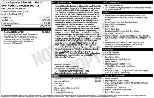 2014 Chevrolet Silverado 1500 1LT