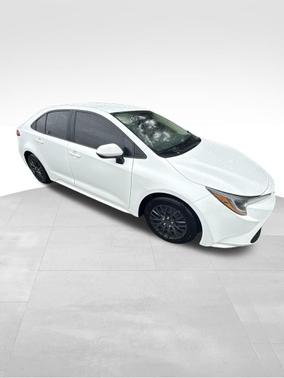White 2022 Toyota Corolla LE