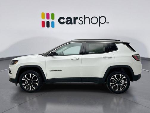 Bright White Clearcoat 2022 Jeep Compass Limited