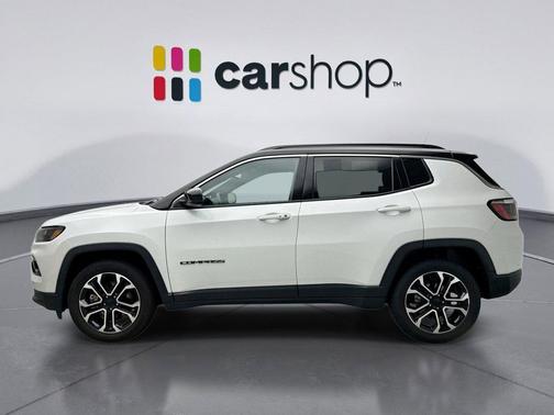 Bright White Clearcoat 2023 Jeep Compass Limited