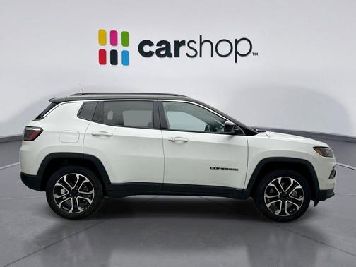 Bright White Clearcoat 2023 Jeep Compass Limited