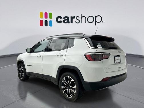 Bright White Clearcoat 2023 Jeep Compass Limited