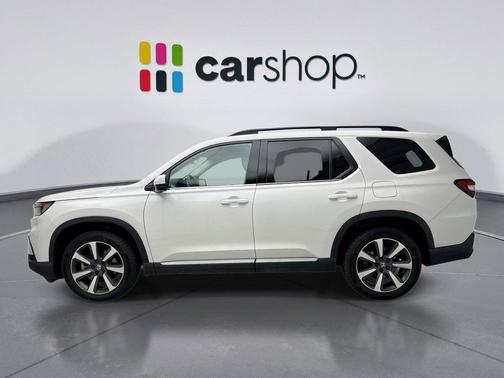 Platinum White 2025 Honda Pilot Elite
