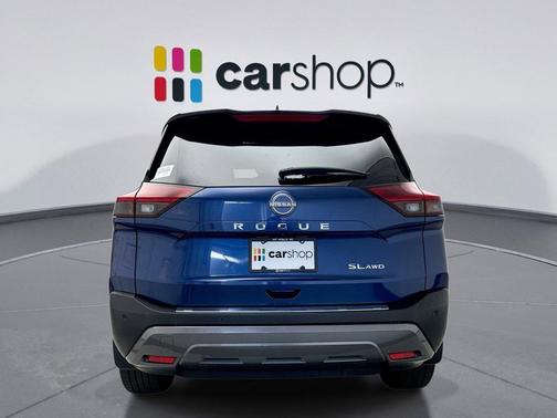 Caspian Blue Metallic/Super Black 2023 Nissan Rogue SL