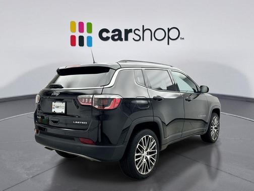 Diamond Black Crystal Pearlcoat 2023 Jeep Compass Limited